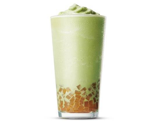 Frozen Lavender Matcha with Bubbles
