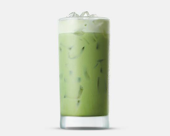 Iced Lavender Matcha Tea Latte