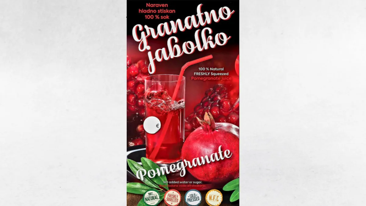 Naravni sok granatnega jabolka 100%  0,2L