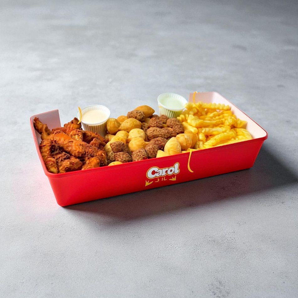 56 Mini Salgados, Filezinho de Frango e Batatas