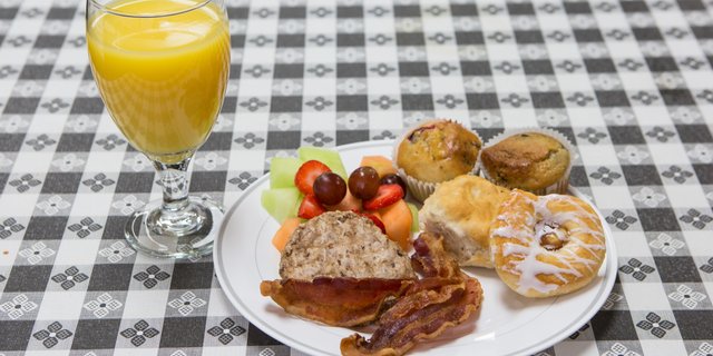 Biscuits and Sausage Breakfast