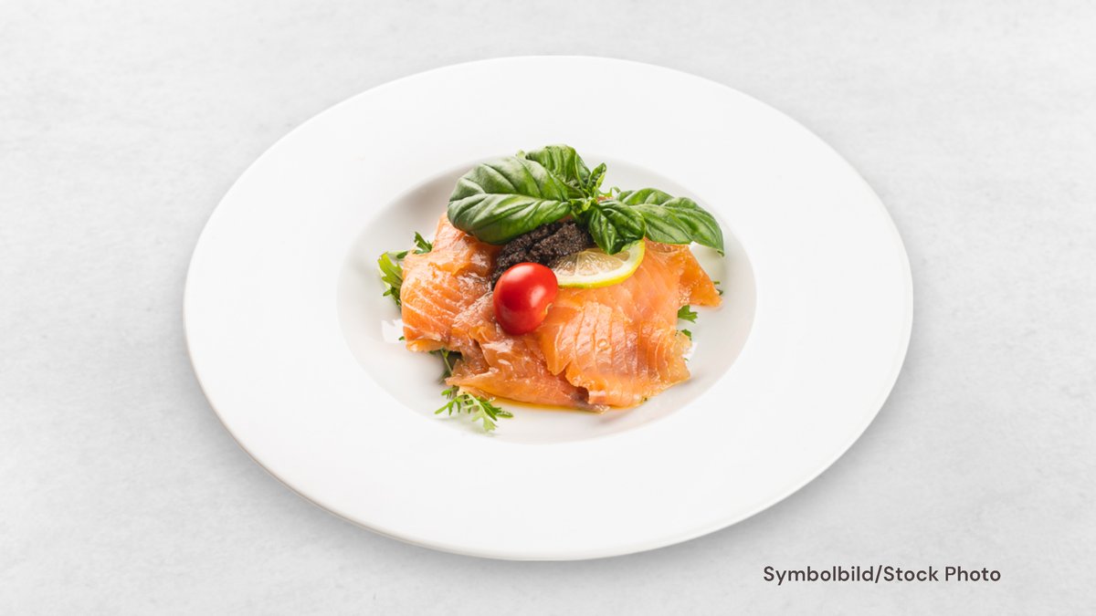 Lachsfilet Carpaccio mit Orange