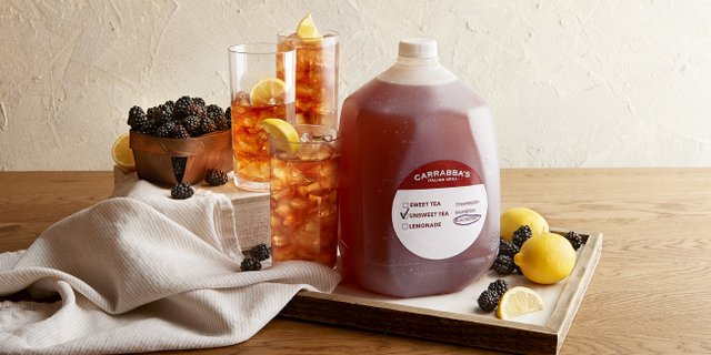 Gallon Fresh-Brewed Blackberry Unsweet Tea