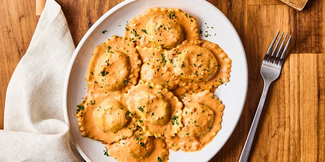 Grilled Vegetable Ravioli