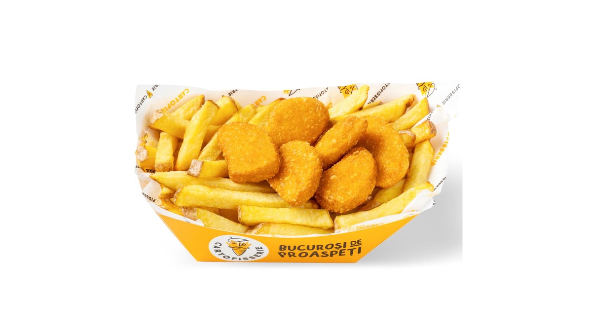 Cartofi cu Nuggets Vegan Large