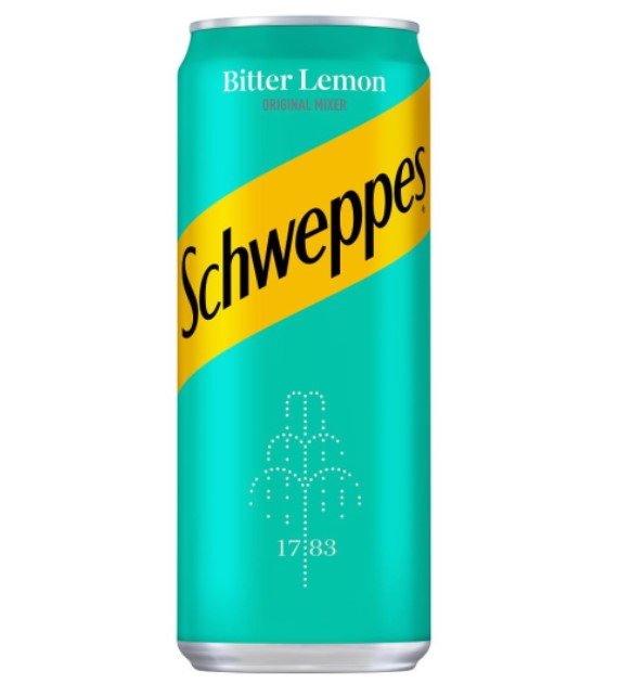 Suc Schweppes Bitter Lemon doza 330ml