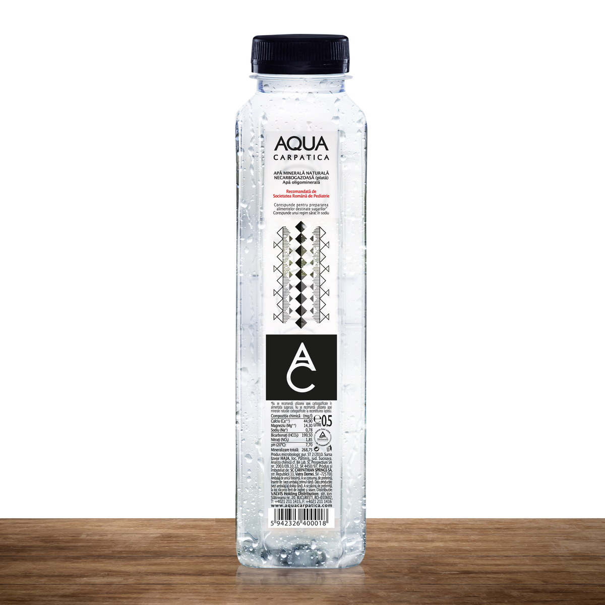 APA PLATA AQUA CARPATICA 500ML