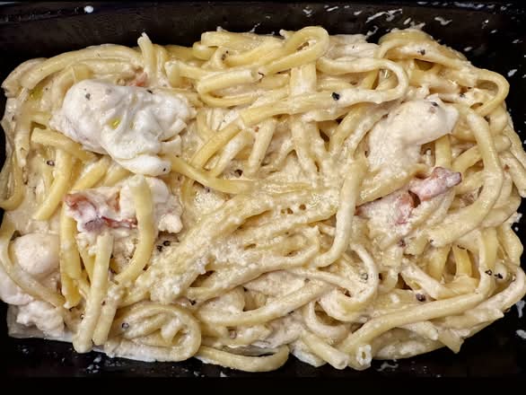 Tonnarelli Astice and Burrata