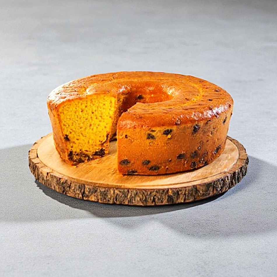 Bolo de Cenoura com Gotas de Chocolate