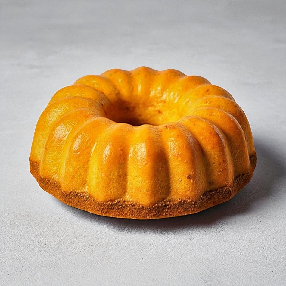 Bolo de Fofinho de Fubá com Laranja