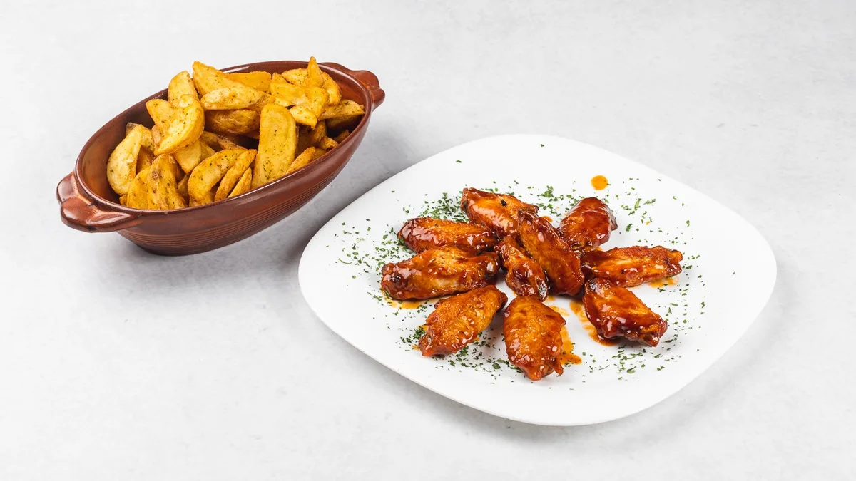 Barbecue wings
