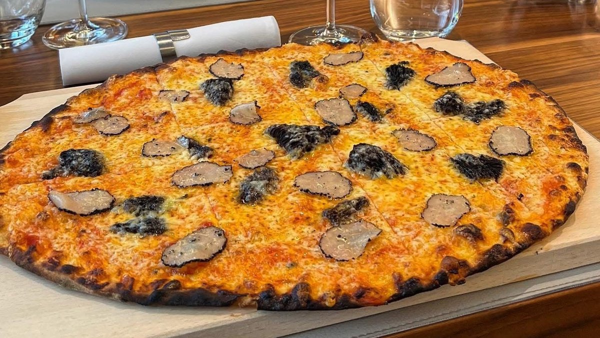 With Morels, Black Truffles And Gouda Cheese