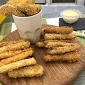 Porção Berinjela à Palito
