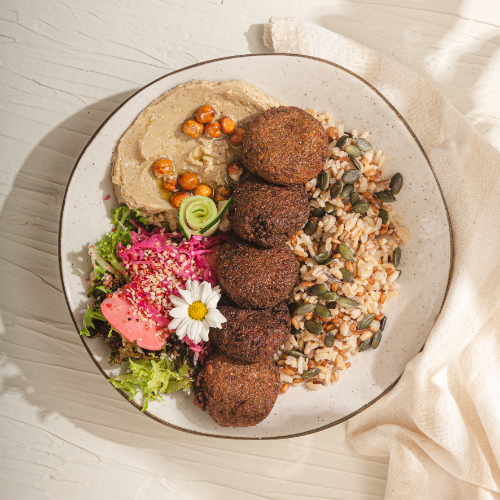 Faláfel e Hummus Tahine