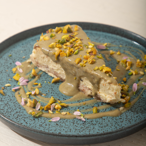 Healthy Cheesecake de Pistache