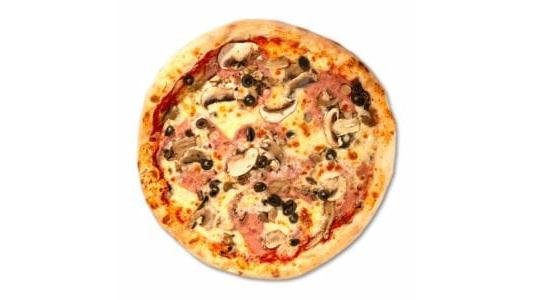 Pizza Prosciutto e funghi 40 cm