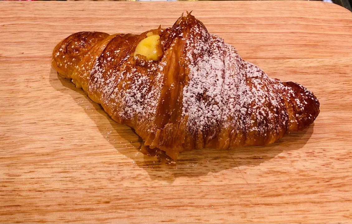 Cream croissant