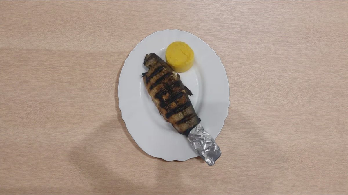 File de păstrăv cu mix de legume
