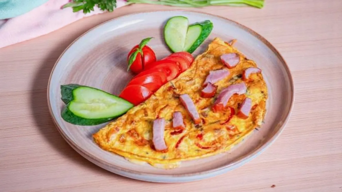 Omletă cu bacon