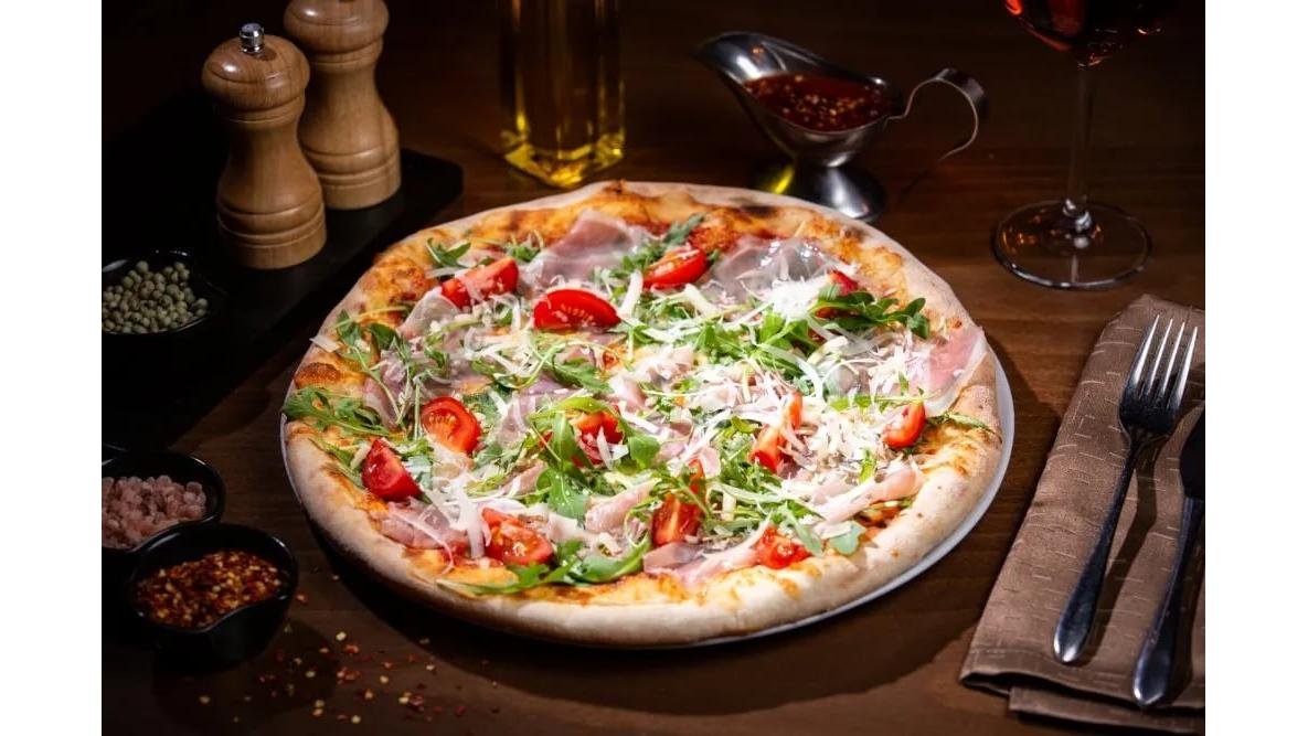 Pizza prosciutto e gorgonzola ø32cm