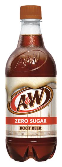 AandW Zero Sugar Rootbeer 20oz