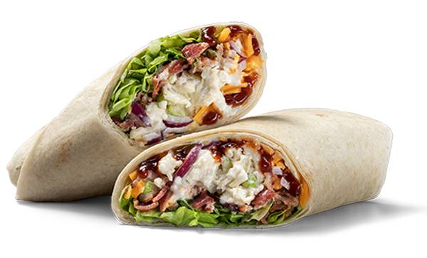 BBQ Ranch Chicken Bacon Wrap