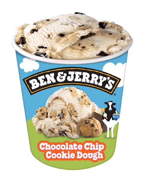 Ben and Jerry's Chocolate Chip Cookie Dough Ice Cream 16oz