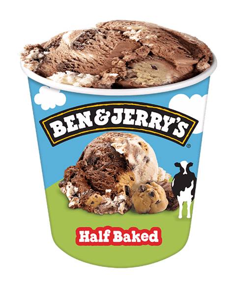 Ben and Jerry's Half Baked Ice Cream 16oz