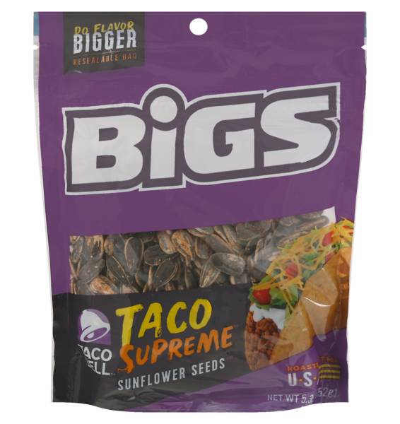 BIGS Taco Bell Taco Supreme Sunflower Seeds 5.35oz