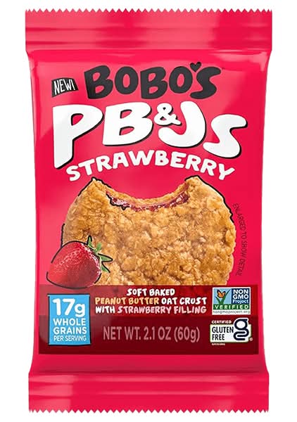 Bobo's PBandJ Strawberry Cookie 2.1oz