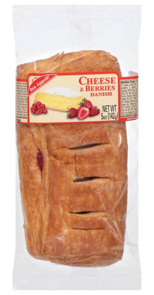 Bon Appetit Cheese and Berries Danish 5oz