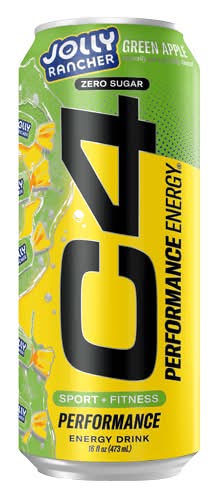 C4 Performance Energy Jolly Rancher Green Apple 16 oz