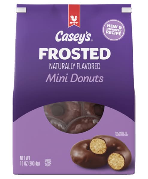 Casey’s Frosted Chocolate Mini Donuts Bag 10oz