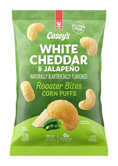 Casey’s White Cheddar and Jalapeno Rooster Bites 4oz