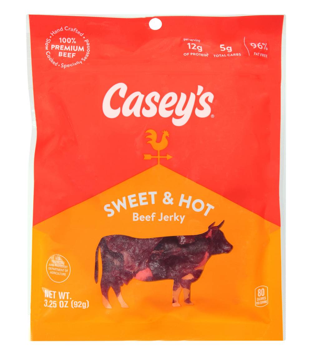Casey's Beef Jerky, Sweet and Hot (3.25 oz)