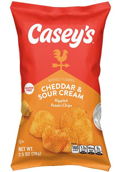Casey's Cheddar and Sour Cream Chips 2.5oz