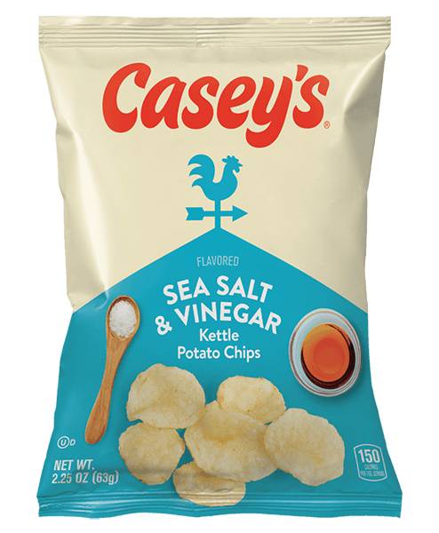 Casey's Salt and Vinegar Kettle Chips 2.25oz