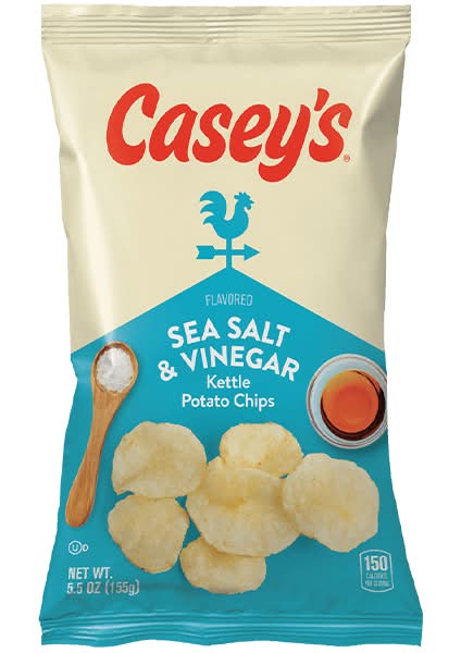 Casey's Salt and Vinegar Kettle Chips 5.5oz