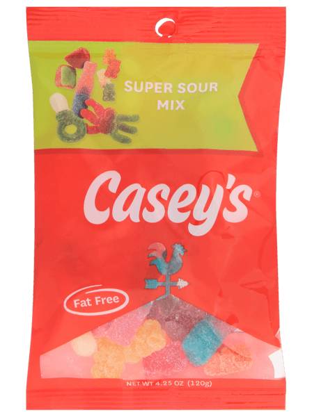 Casey's Super Sour Gummy Mix 5.5oz