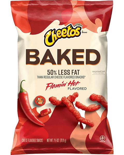 Cheetos Baked Crunchy Flamin' Hot 2.5oz