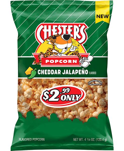 Chester's Cheddar Jalapeño Popcorn 4.25oz