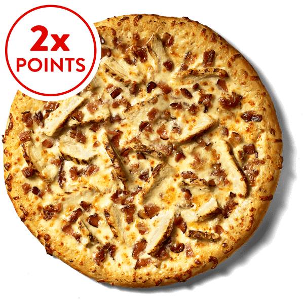 Chicken, Bacon and Ranch Pizza