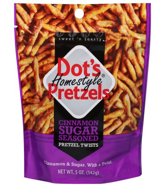 Dot's Cinnamon Sugar Seasoned Homestyle Pretzels 5oz