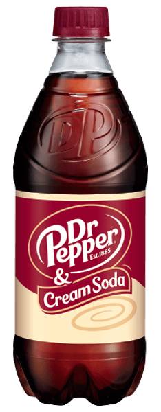 Dr Pepper Cream Soda 20oz