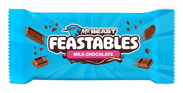 Feastables MrBeast Milk Chocolate Bar 1.24oz