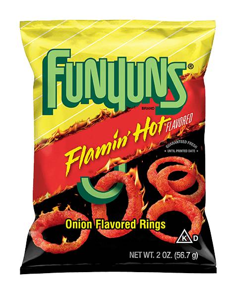Funyuns Flamin' Hot Onion Flavored Rings 2oz