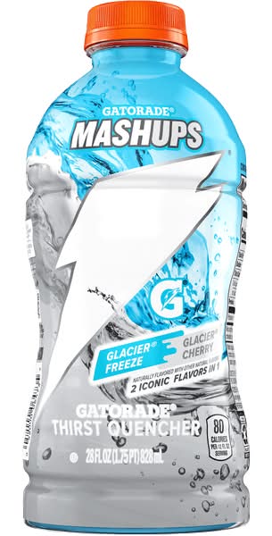 Gatorade Glacier Freeze and Glacier Cherry Mashup 28oz