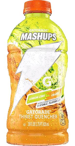 Gatorade Lemon Lime and Orange Mashup 28oz