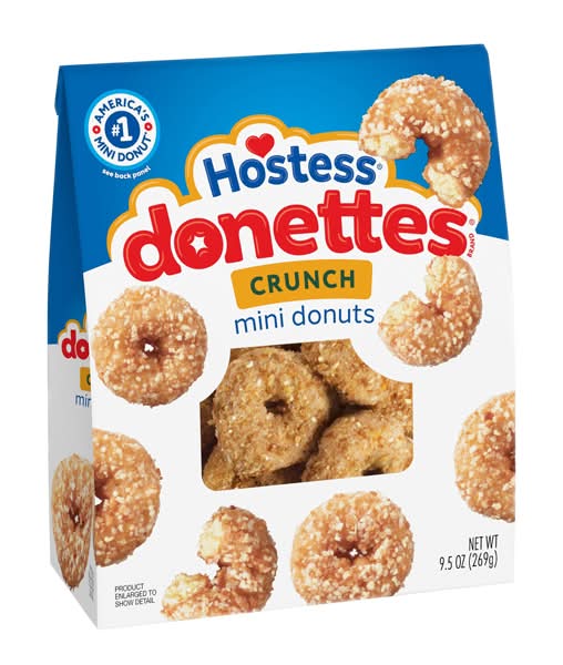 Hostess Donettes Crunch Mini Donuts 9.5oz