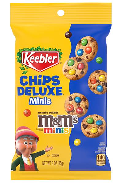 Keebler Chips Deluxe MandM Mini Cookies 3oz